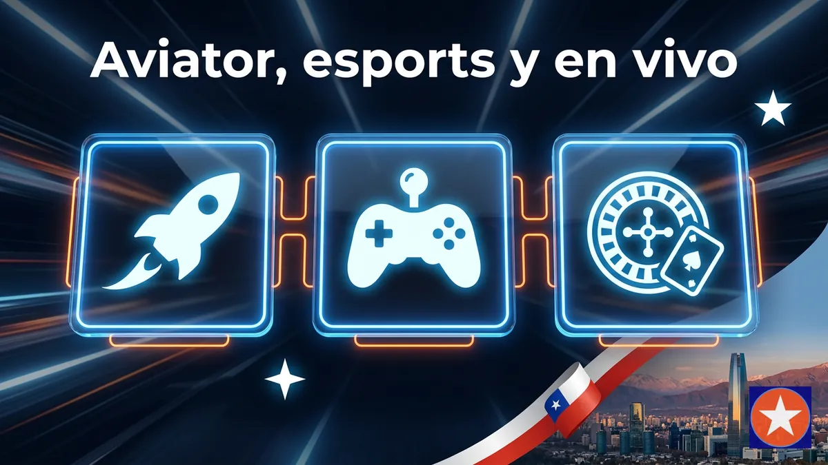 Otras formas de jugar dentro de la cuenta de Mostbet en Chile: Aviator, esports y casino en vivo