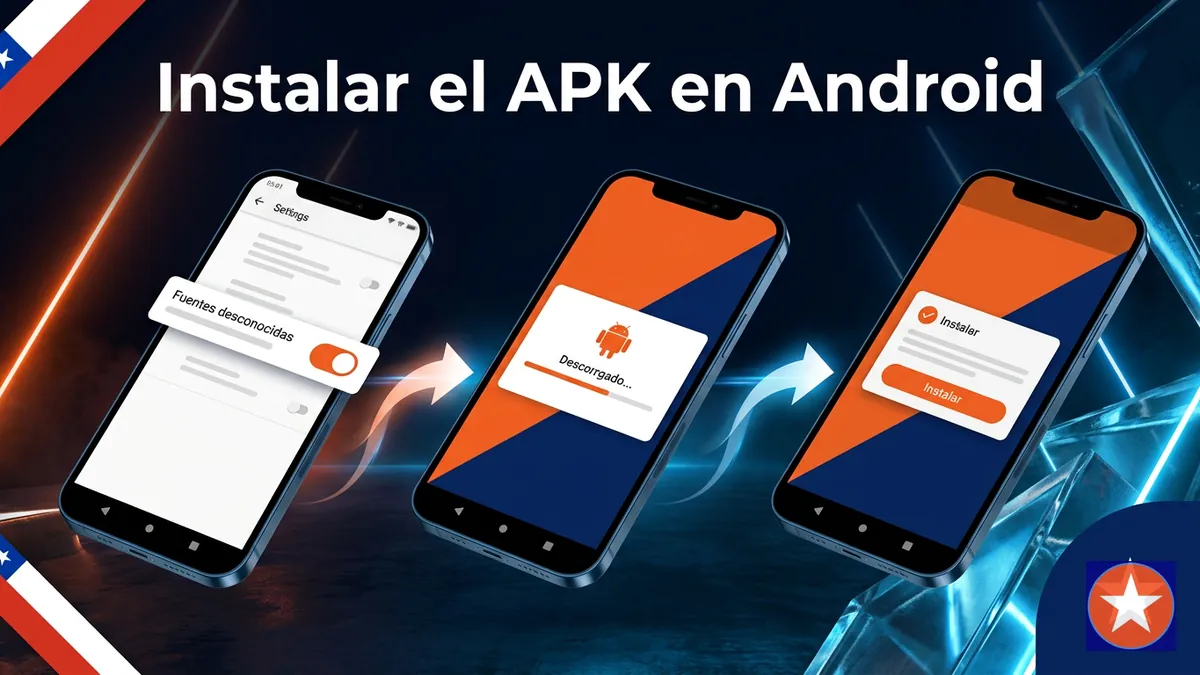 Pasos para instalar el APK de Mostbet en un teléfono Android en Chile