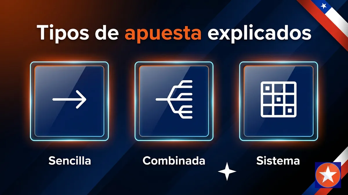 Tipos de apuesta deportiva en Mostbet Chile: sencilla, combinada y sistema