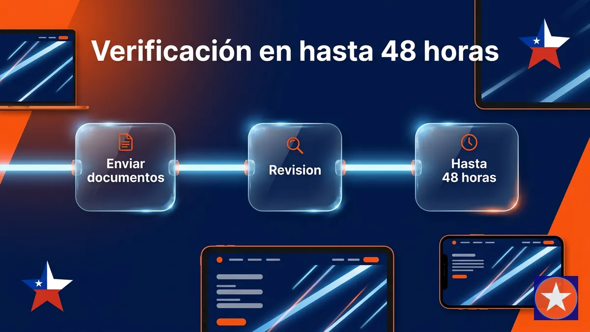 Plazo de verificación de identidad (KYC) de Mostbet Chile: hasta 48 horas tras enviar los documentos