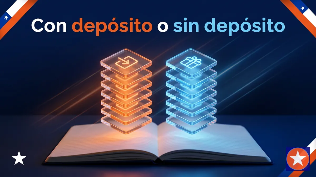Comparación visual entre el bono con depósito y el bono sin depósito de Mostbet Chile