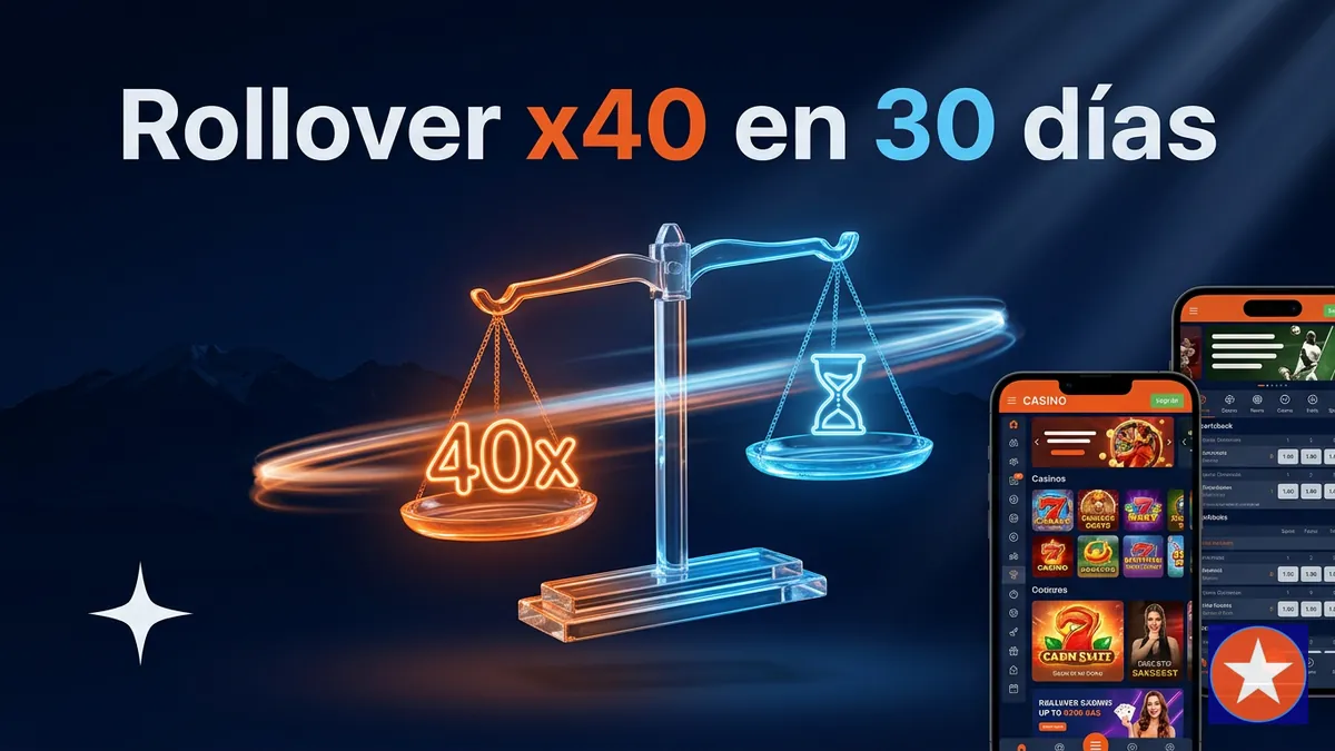 Requisito de apuesta x40 en 30 días del bono sin depósito Mostbet Chile