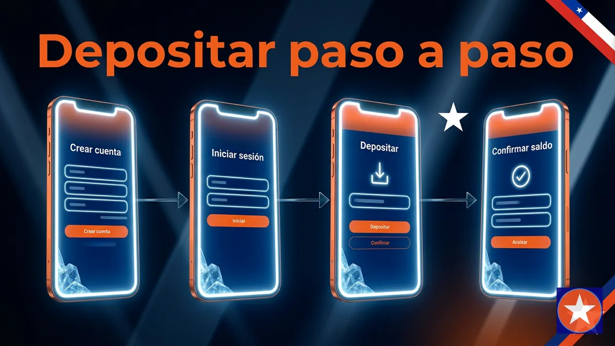 Pasos para depositar en Mostbet Chile desde el registro hasta confirmar el saldo